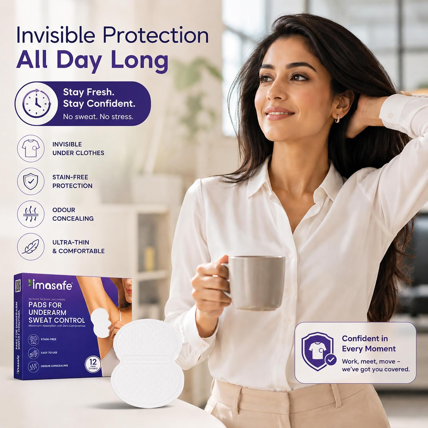 Underarm Sweat Pads - imasafe