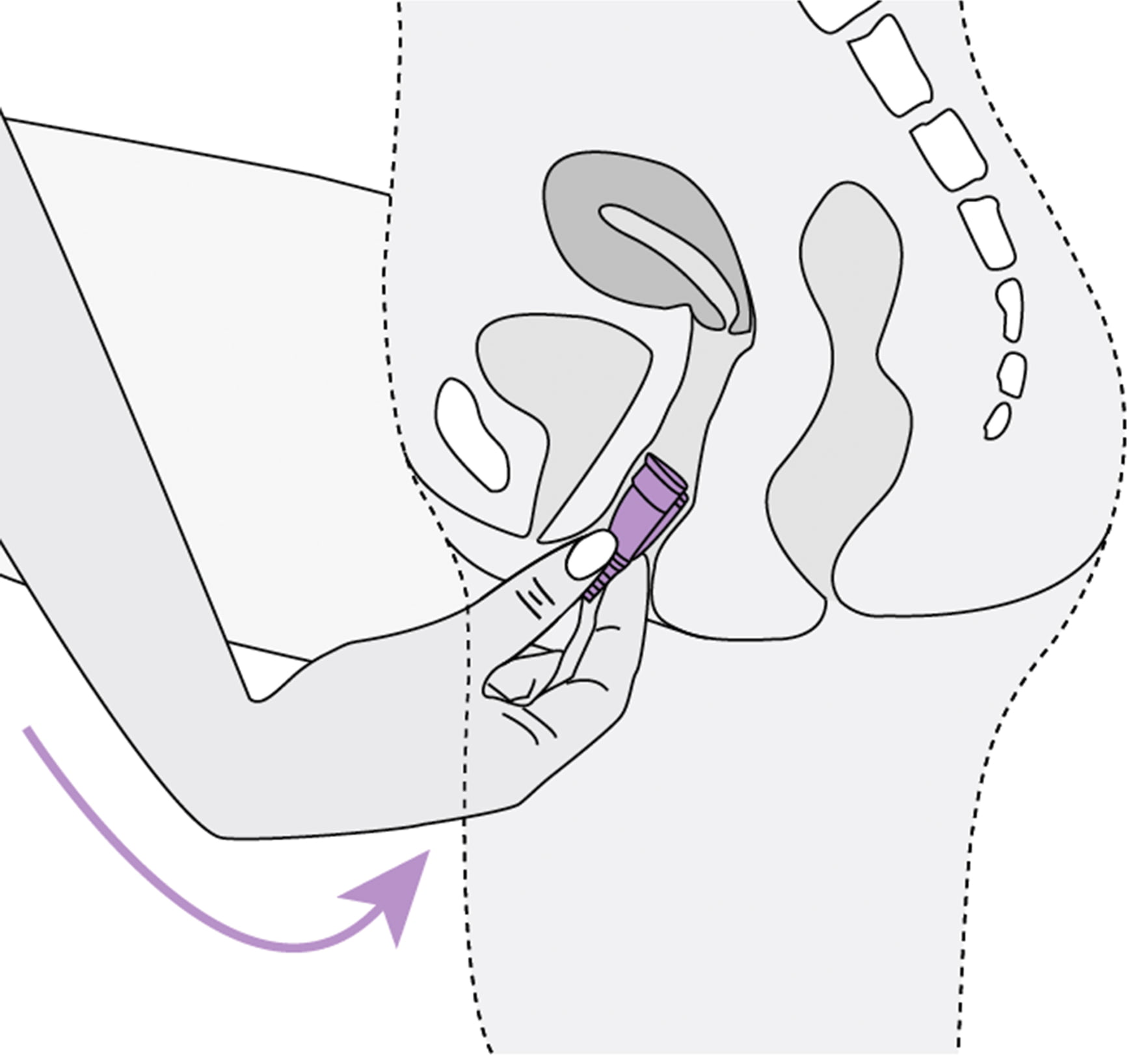 inserting-menstrual-cup