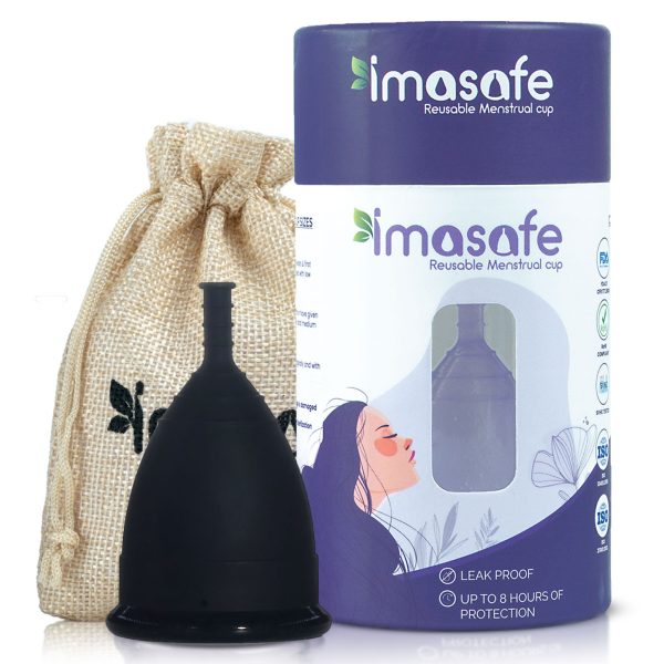 Imasafe™-menstrual-cup-black