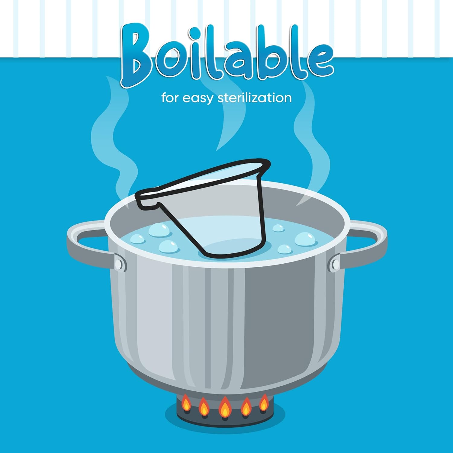 Feeding Cup + Reusable Menstrual Cup Combo-boil