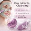 5163pxHIqeL Multipurpose Silicone Face Brush 2-in-1