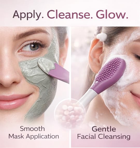 51t9FWRJsLL Multipurpose Silicone Face Brush 2-in-1