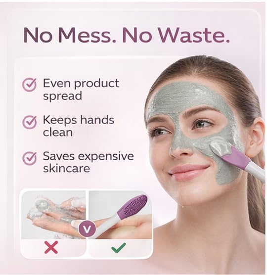 51v8cK9DeVL Multipurpose Silicone Face Brush 2-in-1