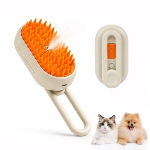 AMI 4-in-1 Cat & Dog Grooming Mist Steam Brush-1