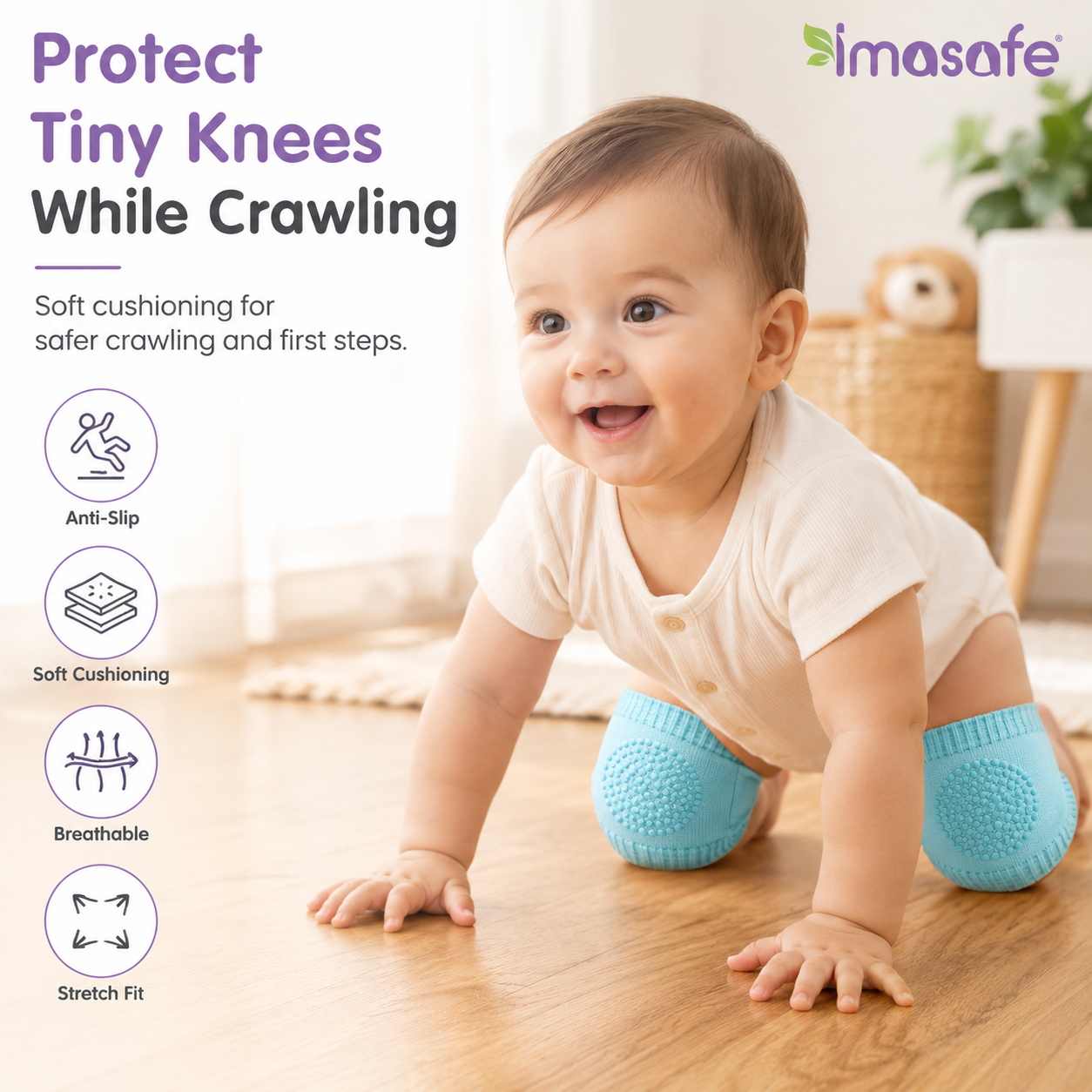 Imasafe Baby Knee Socks