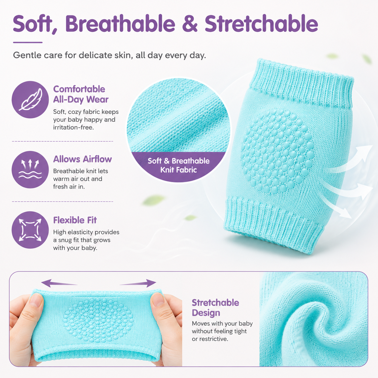Imasafe Baby Knee Socks