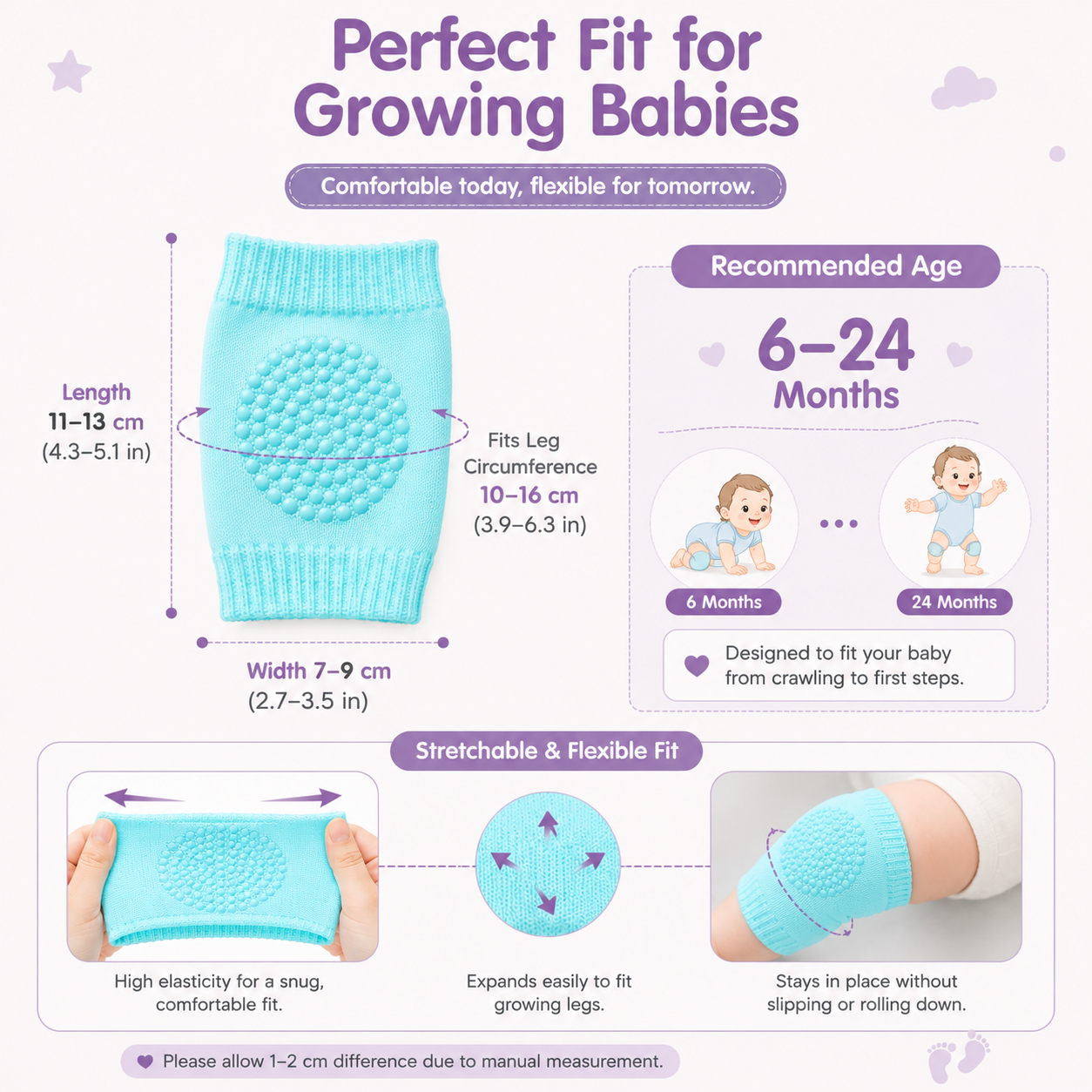 Imasafe Baby Knee Socks