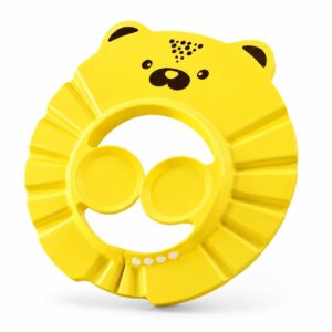 Kids Shampoo Bath Cap with Eye & Ear Protection – Soft Silicone Hair Washing Shield