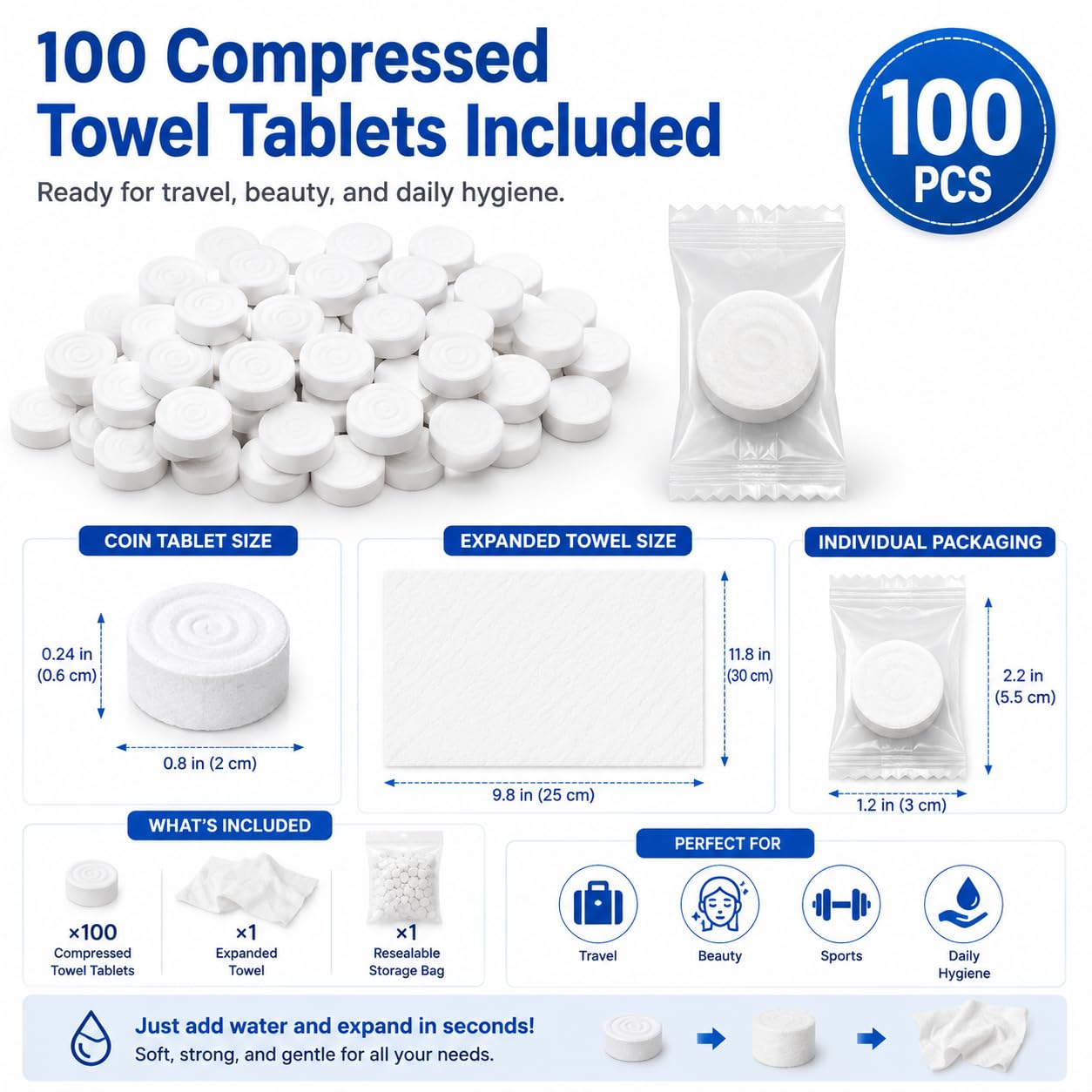 Imasafe Magic Coin Tissue Wipes