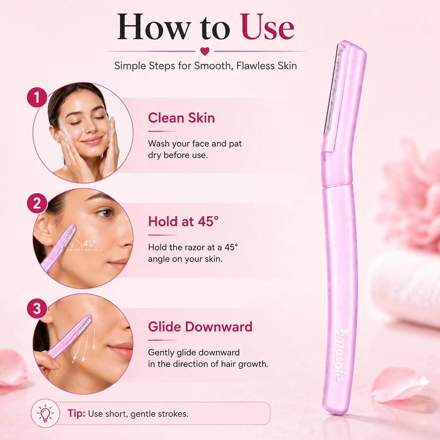 Reusable Dermaplaning Face Razor