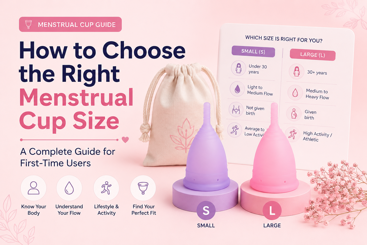 How to Choose the Right Menstrual Cup Size – A Complete Guide for First-Time Users